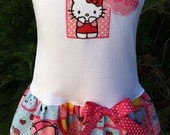 Hello Kitty Two Tier Dress Available 0-3 months through Size 6/8