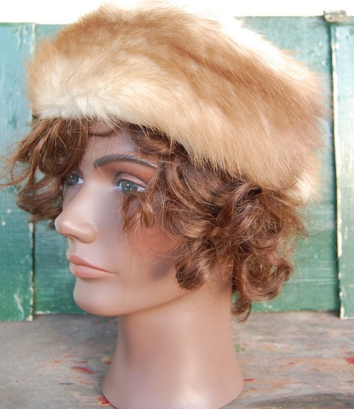 1940's Vintage Mink Fur Hat
