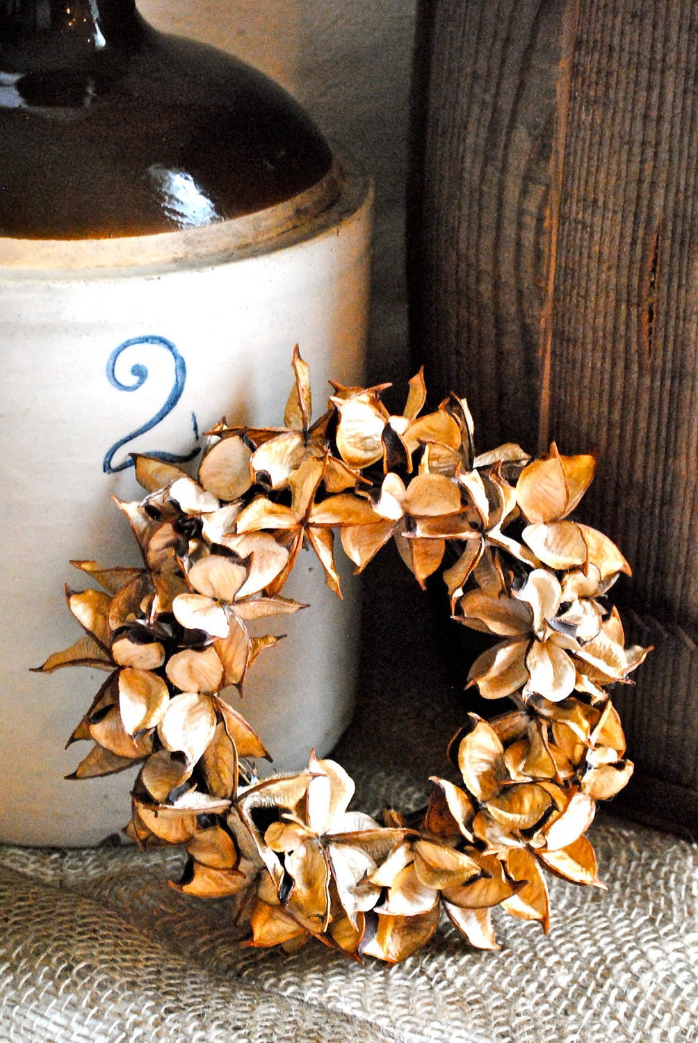 Cotton Bur Wreath - Natural Cotton Bur - Raw Cotton - Candle Ring - Home Decor - Wedding - Centerpiece - 8"