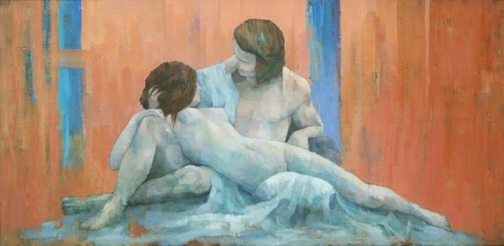 Acis & Galatea, Signed Fine Art Print 20"x10"