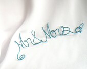 Wedding Signage, Mr & Mrs Table Sign, Reception Decorations, Custom Colors