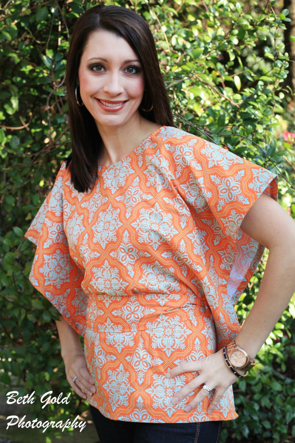 Miss Mod Top pattern, womens shirt, DIY shirt, top, halter top, Women's PDF sewing pattern - by Seamingly Smitten