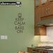 Keep Calm and Bake On - Vinyl Wall Art - FREE Shipping - Fun Kitchen Wall Decal - Great Gift