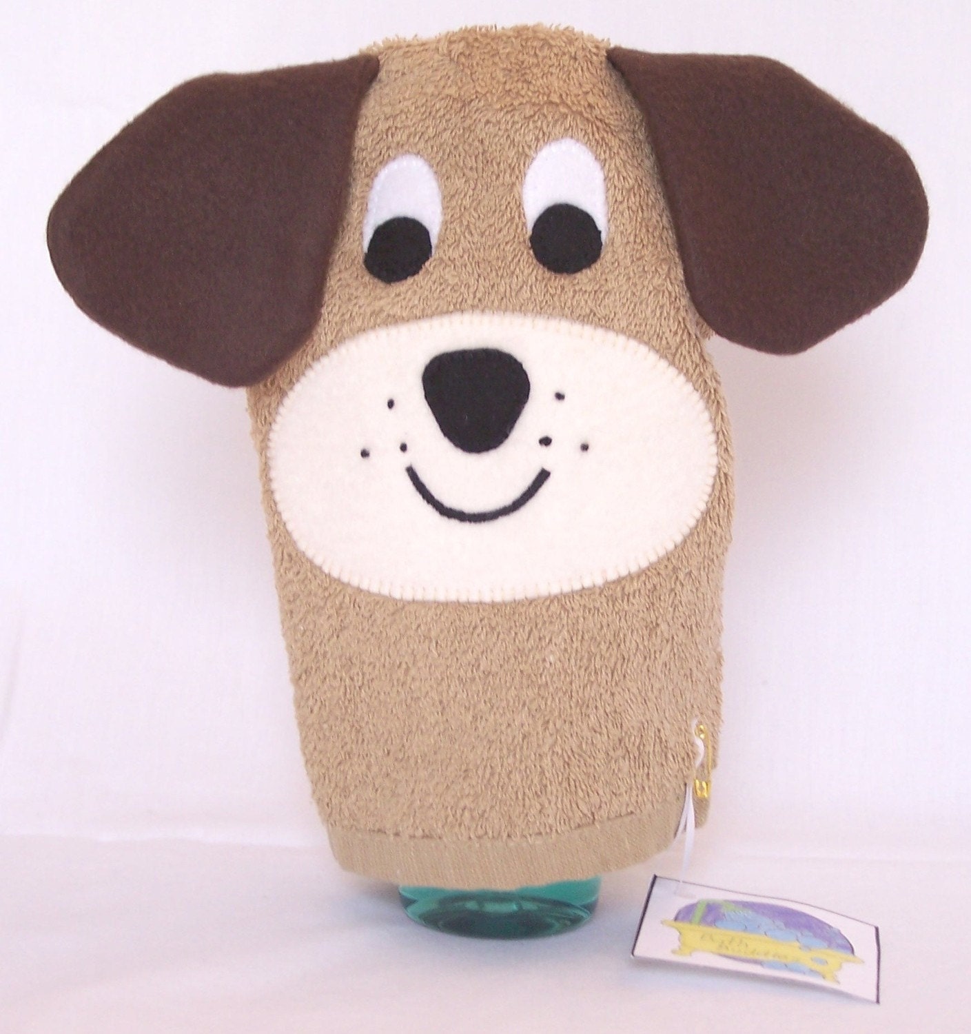 Tan Dog Bath Buddy