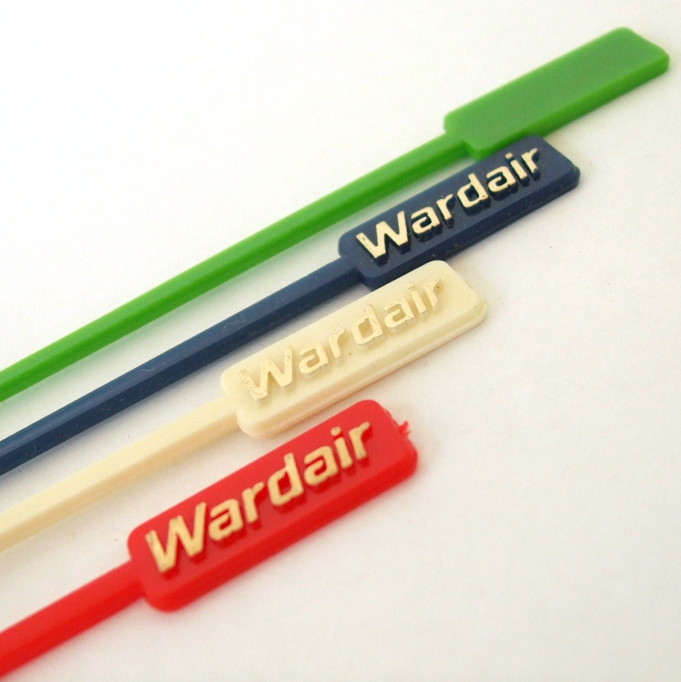 Vintage Coffee Stirrers Swizzle Sticks Ward Air Jet Airline Barware