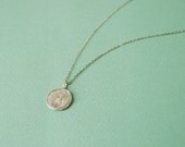 Saint Jude silver unisex medallion necklace