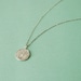 Saint Jude silver unisex medallion necklace