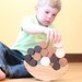 Smiling Moon BALANCER - natural stacking and balancing wooden game, an educational learning toy set for little ones and the young-at-heart
