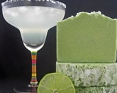 Spa Soap- Lime Margarita Handmade Cold Process Sea Salt Soap