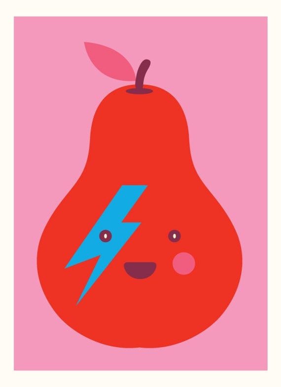 Let's ROCK (music, pear, happy, joy, red, thunder)