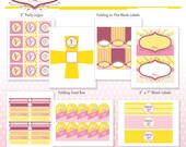 Printable Pink Lemonade Birthday Party Package - DIY - Do-It-Yourself Printables - Pink Sunshine