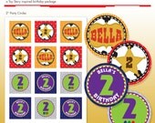 Toy Story Inspired Printable Birthday Party Circles - DIY Print - Cowboys & Space Rangers Il_170x135