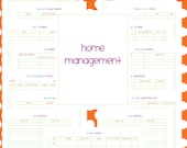 home management set - EDITABLE / FILLABLE - 15 documents