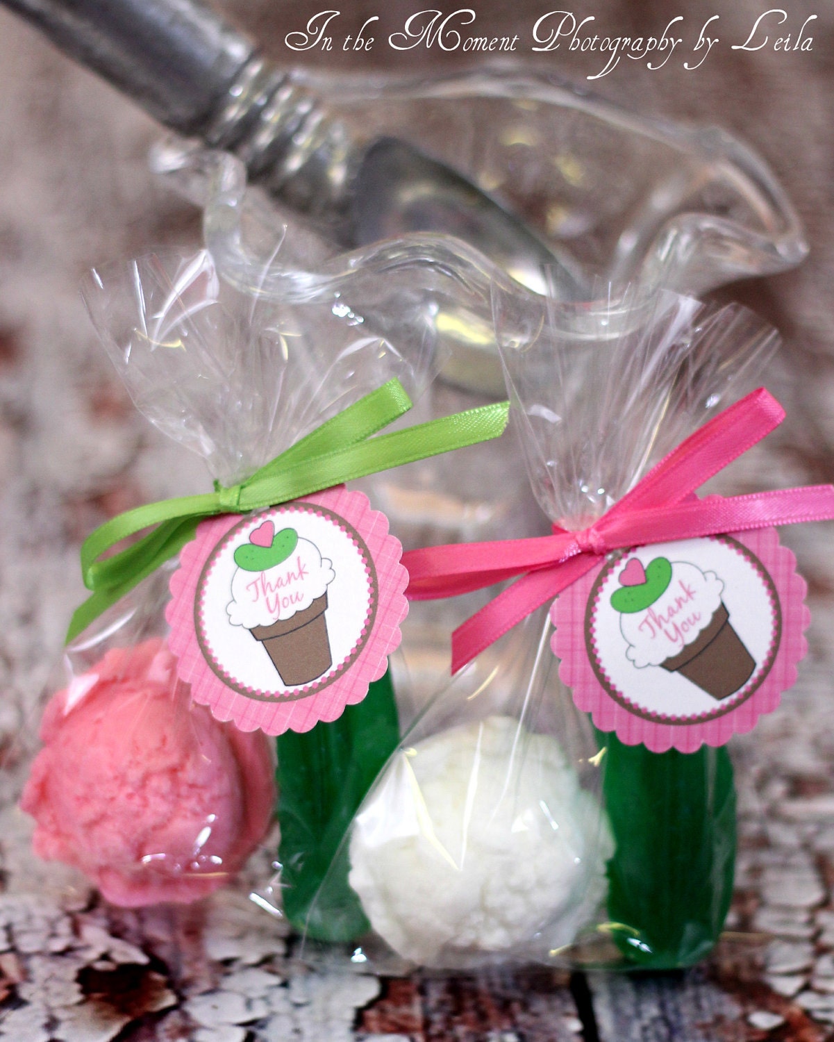 PICKLES and ICE CREAM Soap Favor (10 Favors) - Great for a Craving Themed Baby Shower, Pickle Soap, Ice Cream Scoop Soap Il_170x135