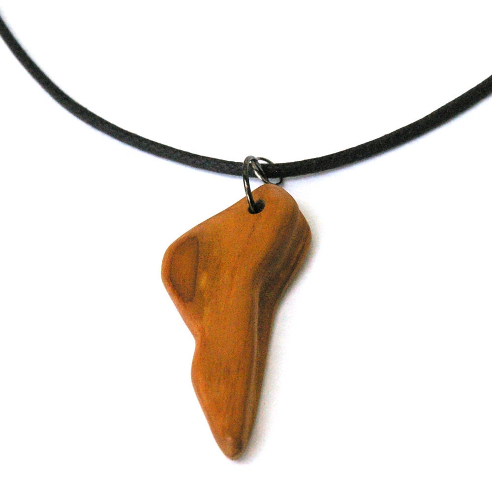 Hand Carved  Pendant Australian Red Cedar