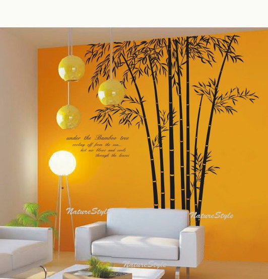 Beautiful bamboo grove -Vinyl Wall Decal,Sticker,Nature Design