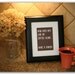 Coffee Art Print Man Does Not Live by Coffee Alone. Have a Danish 5 X 7 Print poster with Mat