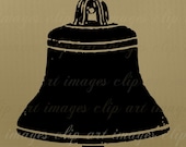 Old Bell Clip Art, Vintage Antique Bell Illustration, Royalty Free, Commercial Use, Digital Download Image, Design Element