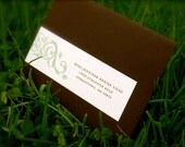 Printable Address Labels -- Wrap Around RSVP -- pompdesigns