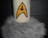 Star Trek felted can cozy / koozie