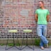 Industrial CONCRETE & STEEL - Coleman Bar Stool - STANDARD style