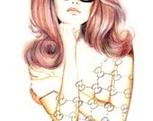 Gucci pride  - Print of Original Illustration
