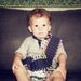 crayon ammo belt for kids -- navy