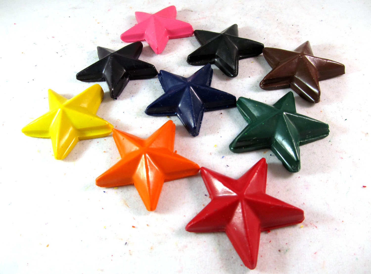 Star Crayons - Set of 9 - CrayonMavens