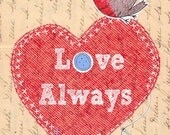 love card, valentine card,  red heart card, love, valentine's day