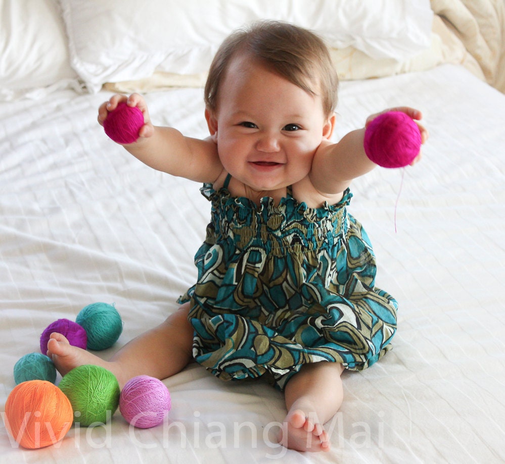 Baby girl dress infant clothes toddler dresses cute gift 7-14 months