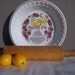 Vintage Pie Dish - Pie Plate - Ceramic Pie Pan - Cherry Pie Recipe - Bakeware