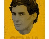 Ayrton Senna Art Print - Portrait - Formula One