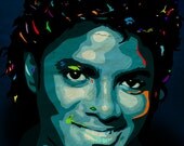 Michael Jackson Art Print - A3 Portrait