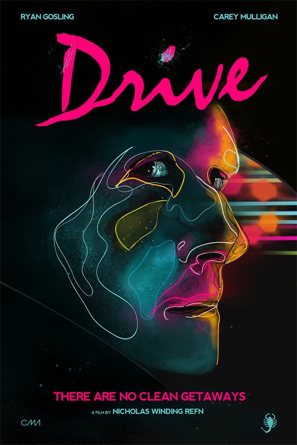 DRIVE Film Art Print Poster