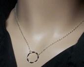Infinity necklace - Sterling silver - Eternity - love - Modern Jewelry -