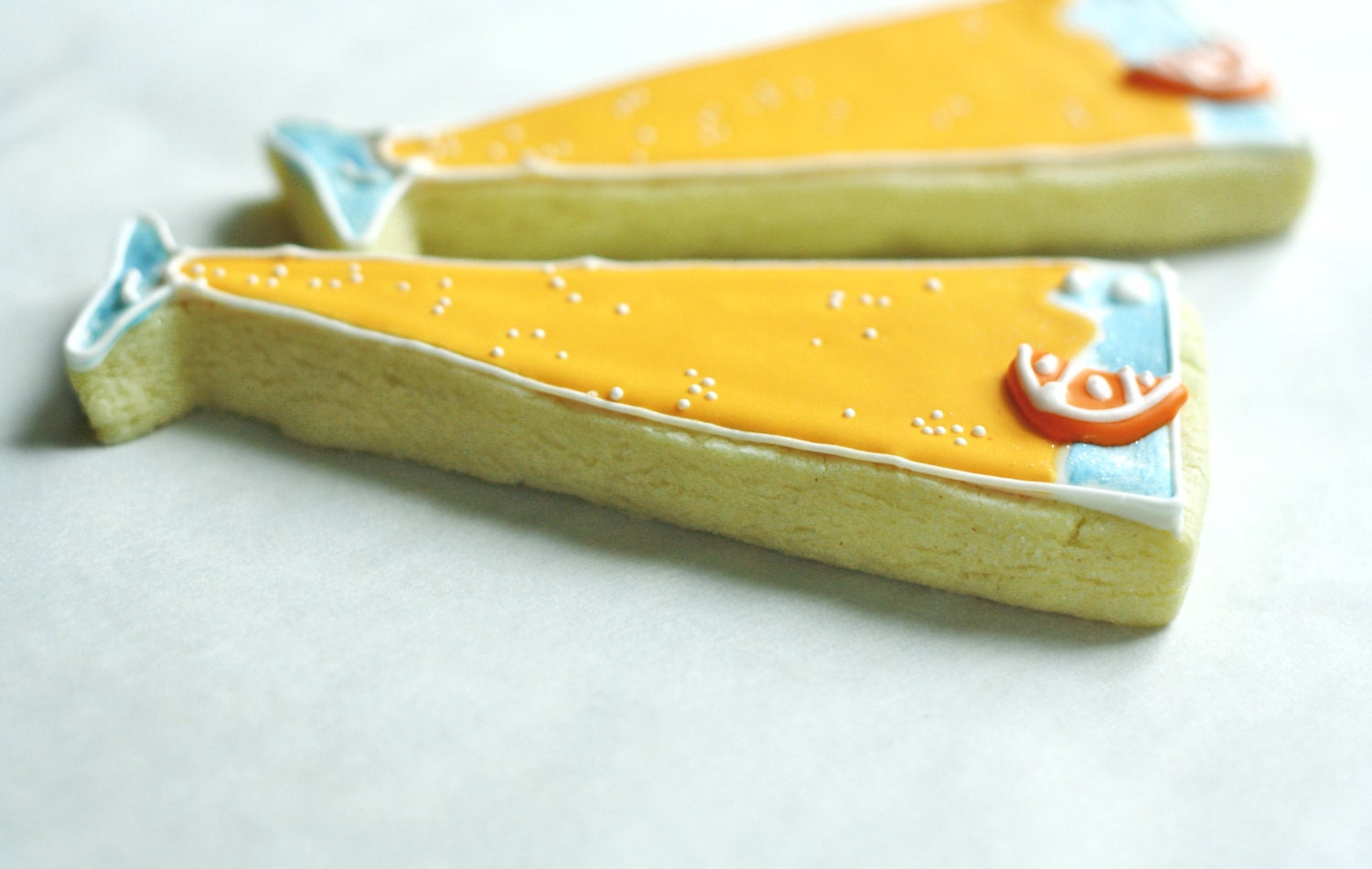 Mimosa Cocktail Decorated Sugar Cookies