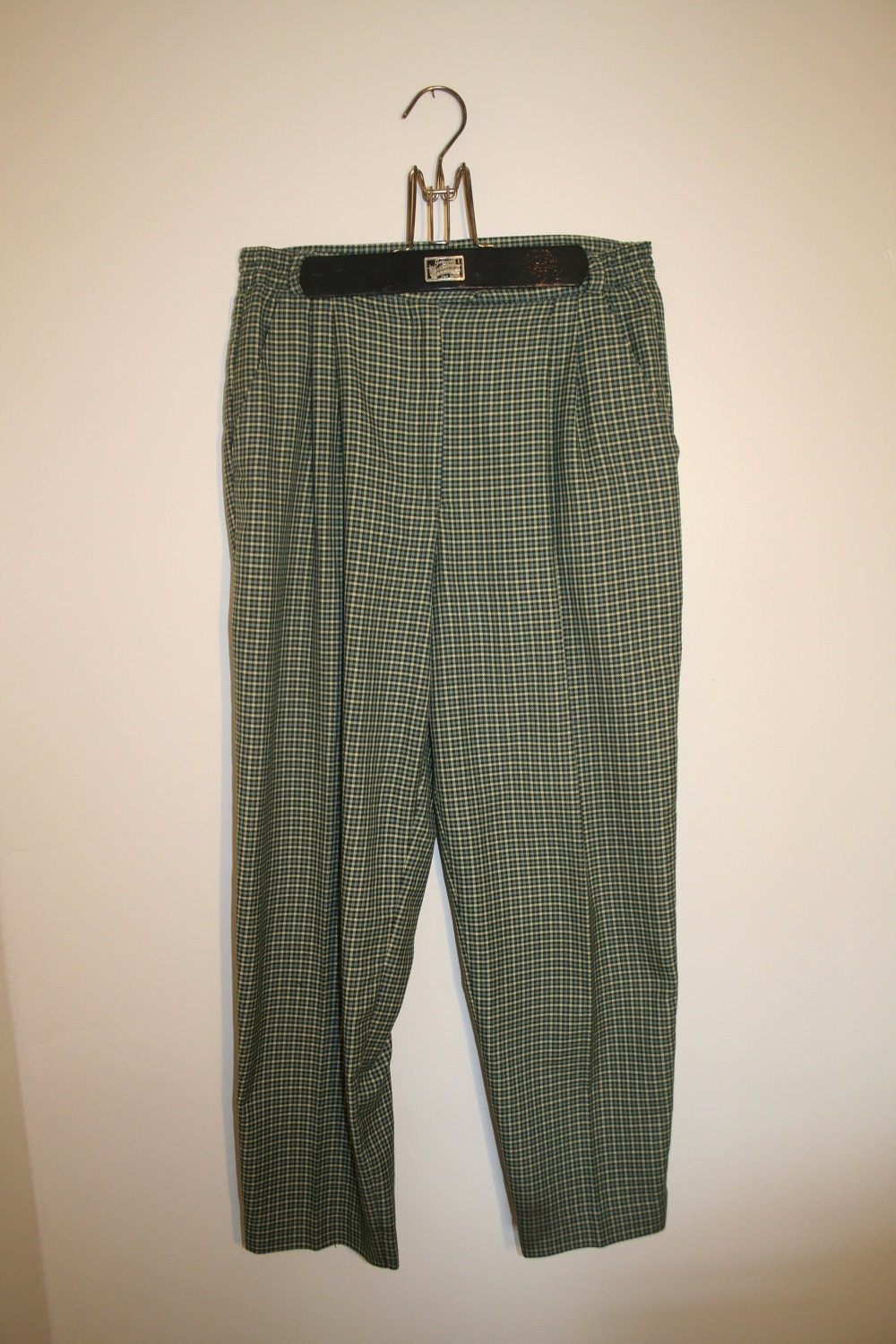 Yellow, Green and Blue Tartan Pants