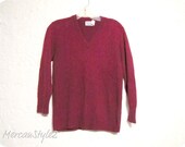 Crimson V Necked Sweater (sz 36)
