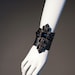 Black Medieval- styled Cross Cuff CWX