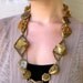 STATEMENT NECKLACE-SemiPrecious Minerals -Wearable Art Necklace-One of a kind jewelry by Pauletta Brooks