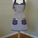 Beetlejuice Inspired apron