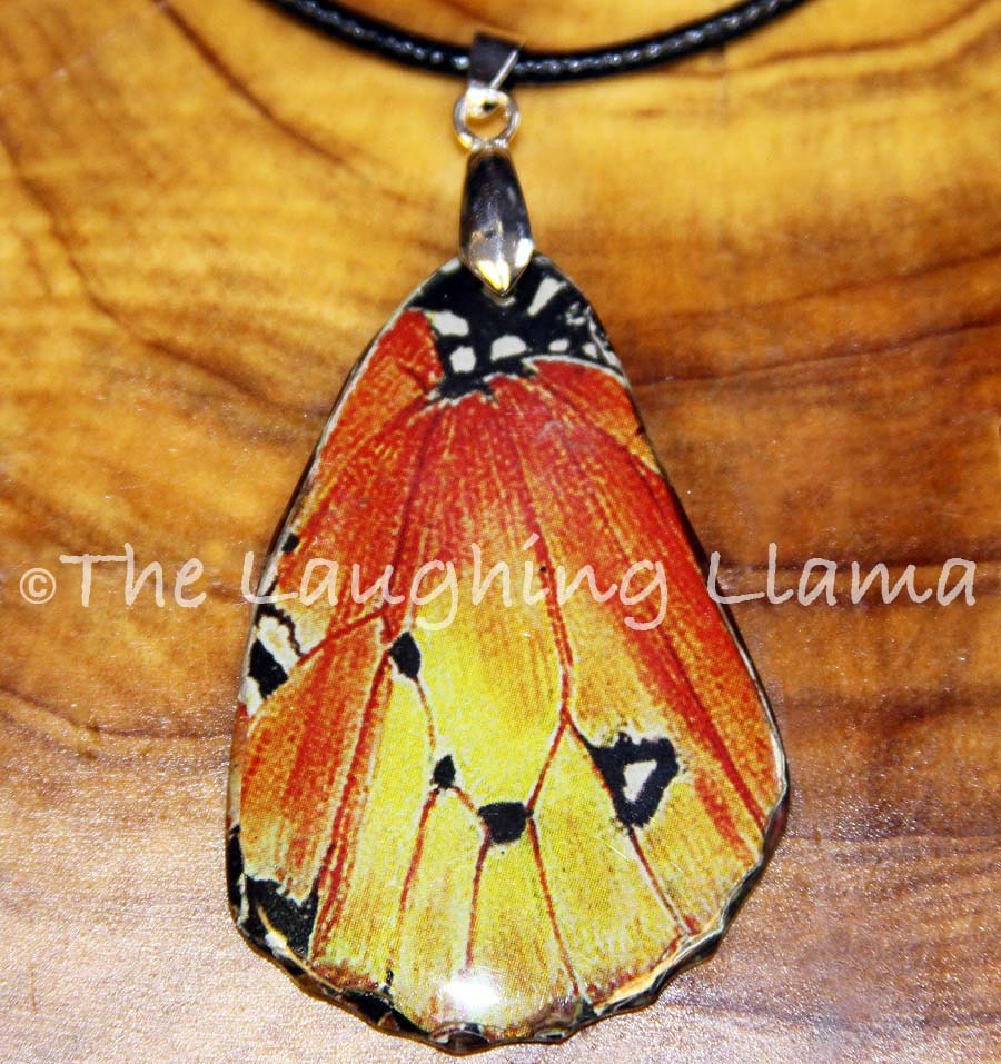Monarch Butterfly Wing Pendant