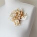 Silk Wool Felted Flower Brooch Pin Corsage or Hair Clip