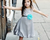 Holiday Elegant Silver Dress