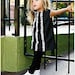 Black Jumper with Polka Dot Ruffles
