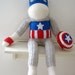 Captain America Superhero Sock Monkey