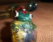 Glass Pipe, FROG Pipe, Cobalt Blue, Color Changing, Made to order CGGE TEAM