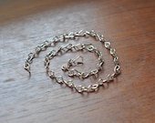 Nickel chain - 18 gauge slim - ideal for hanging smaller terrariums - terrarium chain