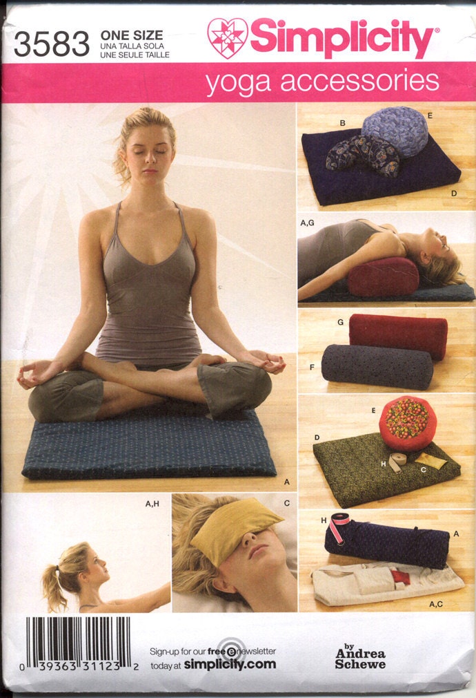 Simplicity 3583 Yoga Accessories Pattern by by CynicalGirlAnnex