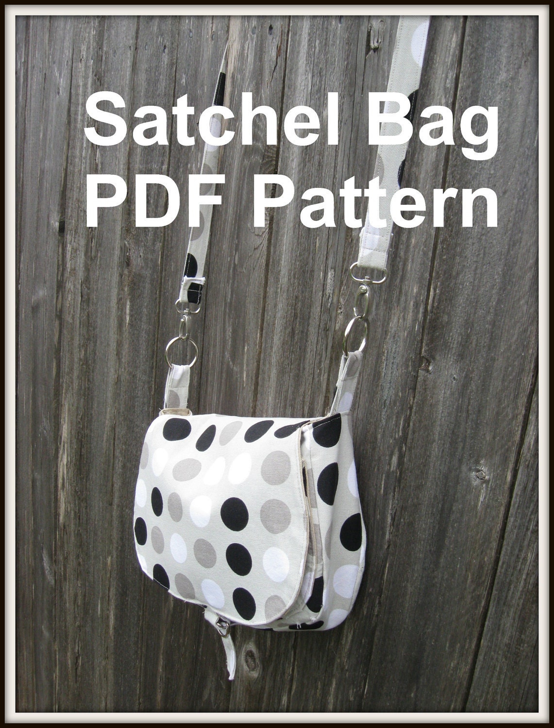 INSTANT DOWNLOAD Bag PDF sewing pattern and tutorial - Satchel